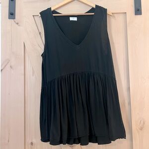 Anthro peplum swing tank